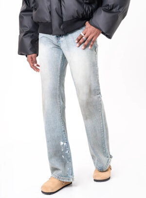 Light Blue Flared Jeans Cowboy