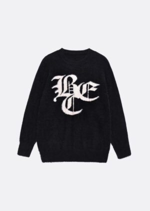 Sweater BlackofExit Club Old English Lettering Black