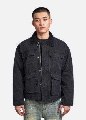 Denim Jacket Industrial Biker