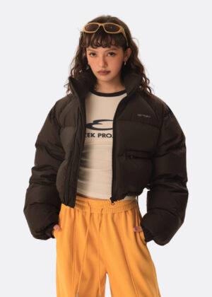 Puffer Jacket Short Cut Inflated