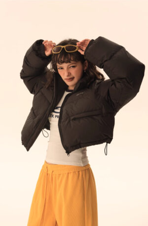 Puffer Jacket Short Cut Inflated