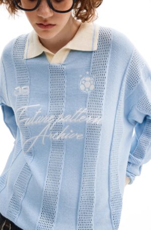 Long Sleeves Soccer Shirt Future Pattern Archive FPA FC Retro