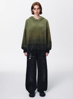 Fluffy Hoodie Project Studio Discolored