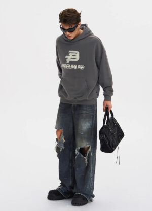 Hoodie PCLP Perclips Trilogo Gray