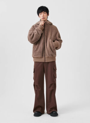 Double Sided Jacket Perclips Social Brand Archive Mocha