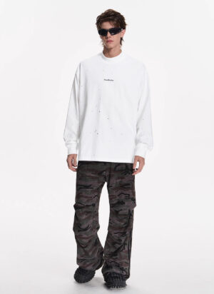Long Sleeves T-shirt Paint Pclp Studios Central Basic Logo