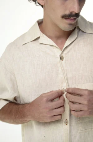 Natural Linen Shirt Motta