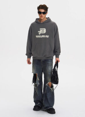 Hoodie PCLP Perclips Trilogo Gray
