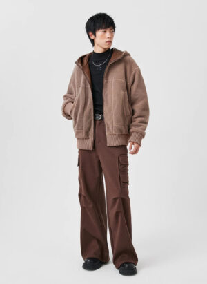 Double Sided Jacket Perclips Social Brand Archive Mocha