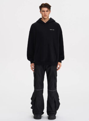 Hoodie PCLP Spikes Outline Logo Black