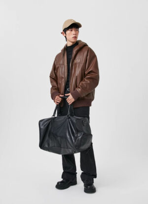 Double Sided Jacket Perclips Social Brand Archive Mocha
