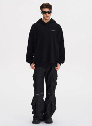 Hoodie PCLP Spikes Outline Logo Black