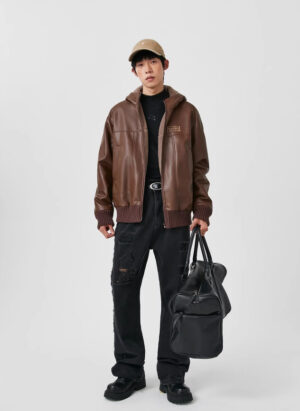 Double Sided Jacket Perclips Social Brand Archive Mocha