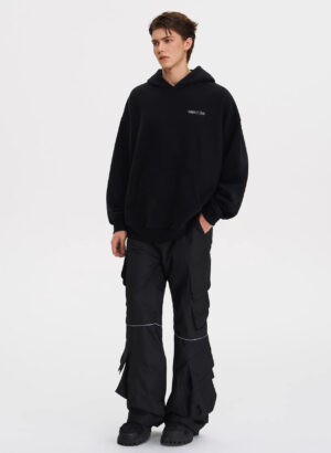 Hoodie PCLP Spikes Outline Logo Black
