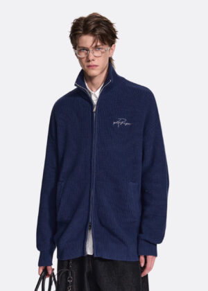 Sweater Full Zip Over PCL Project Patron Embroidered Basic Signature