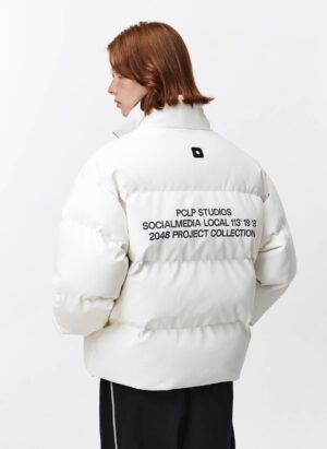 Puffer Jacket PCLP Studios Social Media Noir
