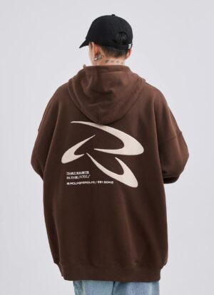 Hoodie PCLP Embroidered Central Triple Logo
