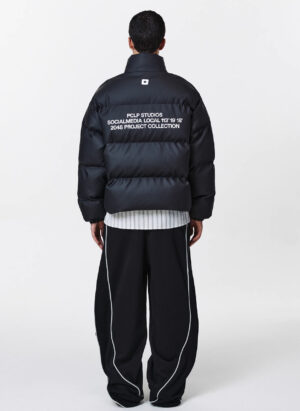 Puffer Jacket PCLP Studios Social Media Noir