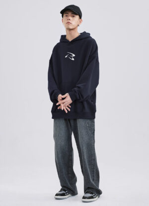 Hoodie PCLP Embroidered Central Triple Logo