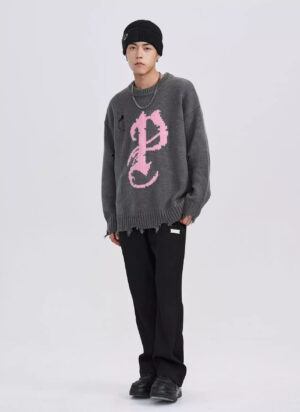 Sweater Destroyed Old English P