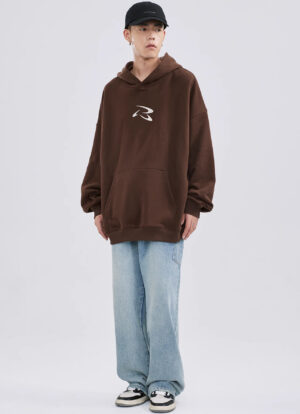 Hoodie PCLP Embroidered Central Triple Logo